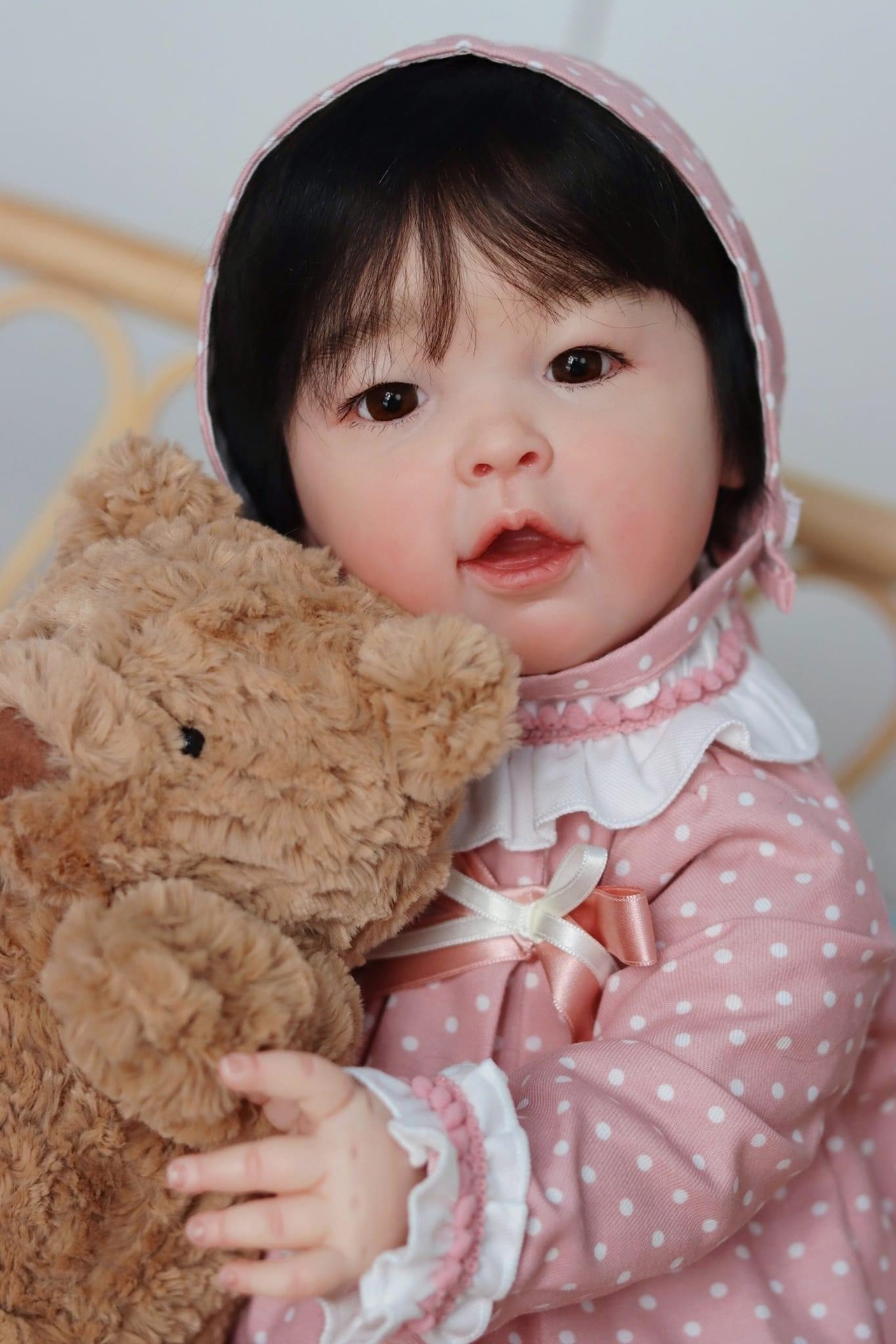 Ethnic Fashion Model - Meilian Reborn Baby Doll 머리 뿌리가있는
