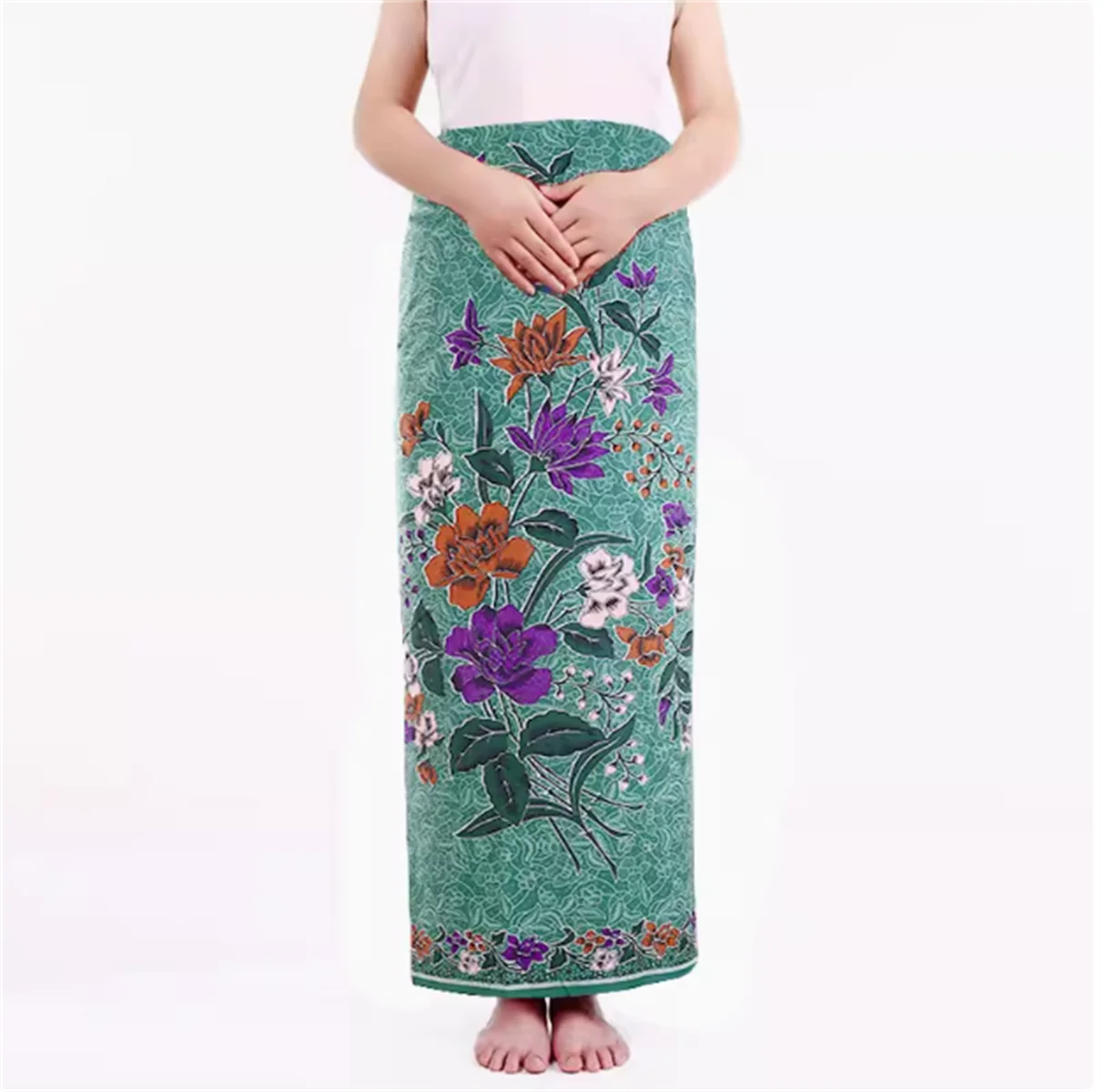Batik Sarong Wrap - 말레이시아 태국 유니섹스 튜브 스커트
