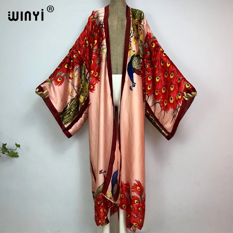 Ethnic Gown - WINYI 2022 여름 여성용 카디건 스티치