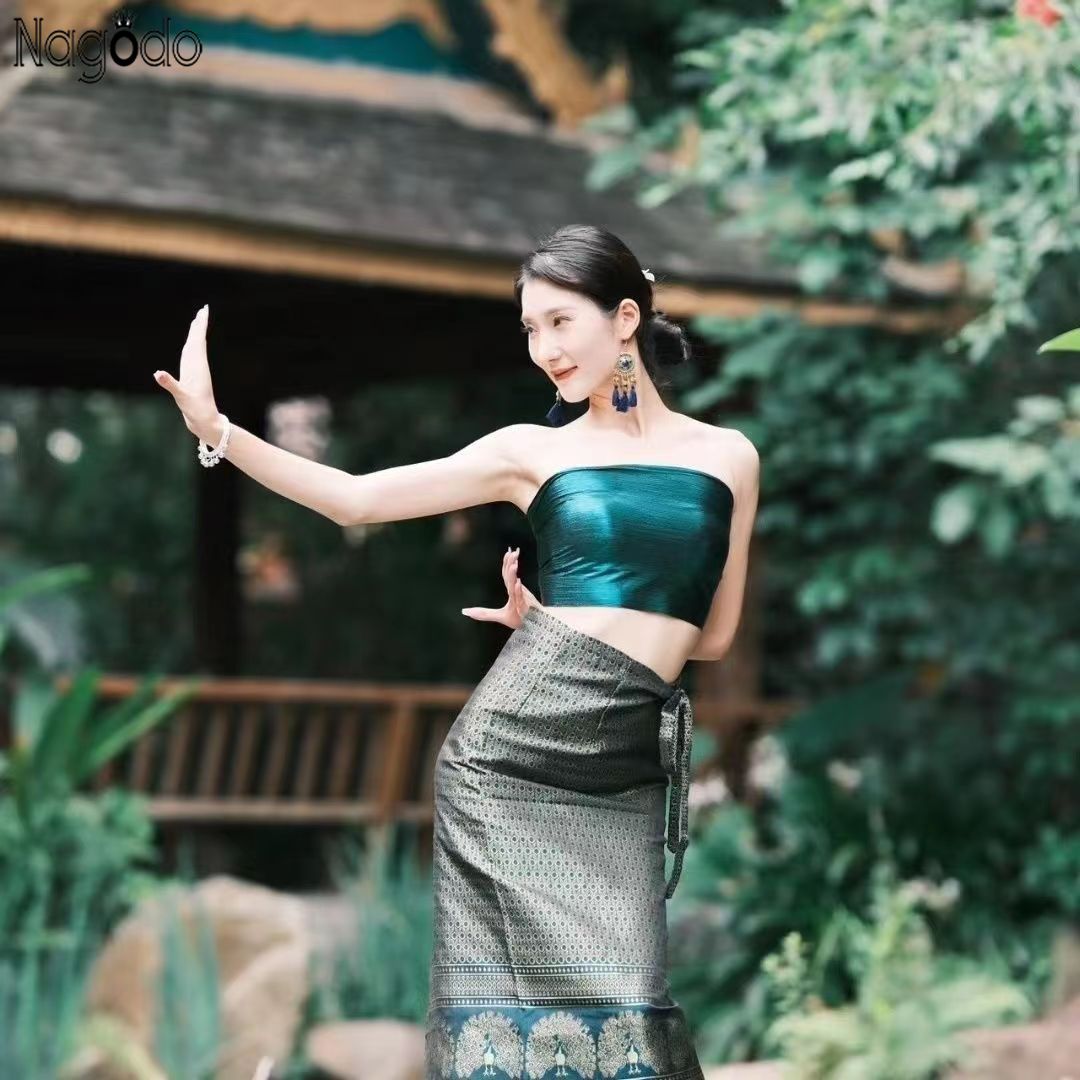 Batik Sarong Wrap - 여성 태국 전통 의상 2 세트