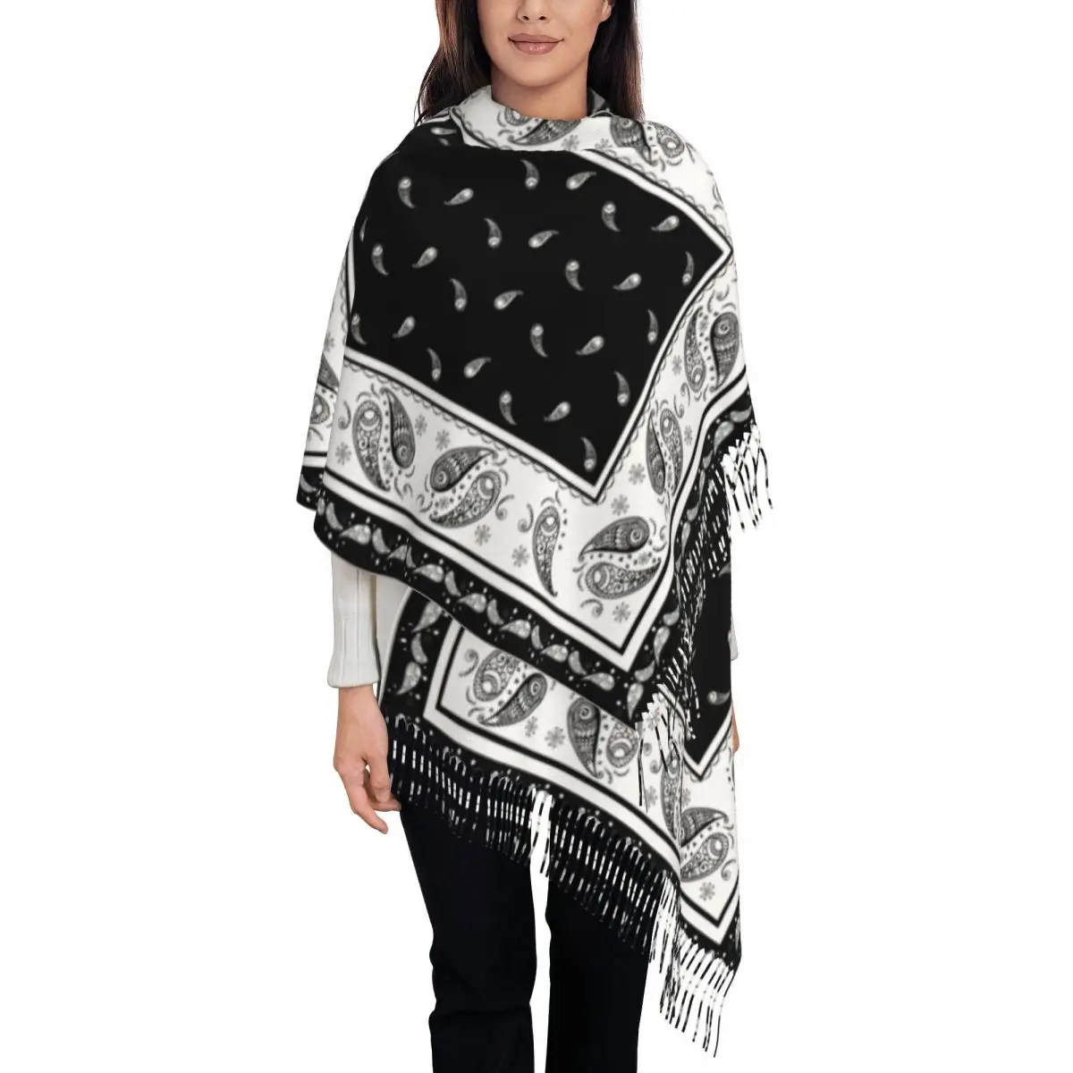 Go Ethnic Fashion - 맞춤 프린트 민족 보헤미아 스타일 페이즐리