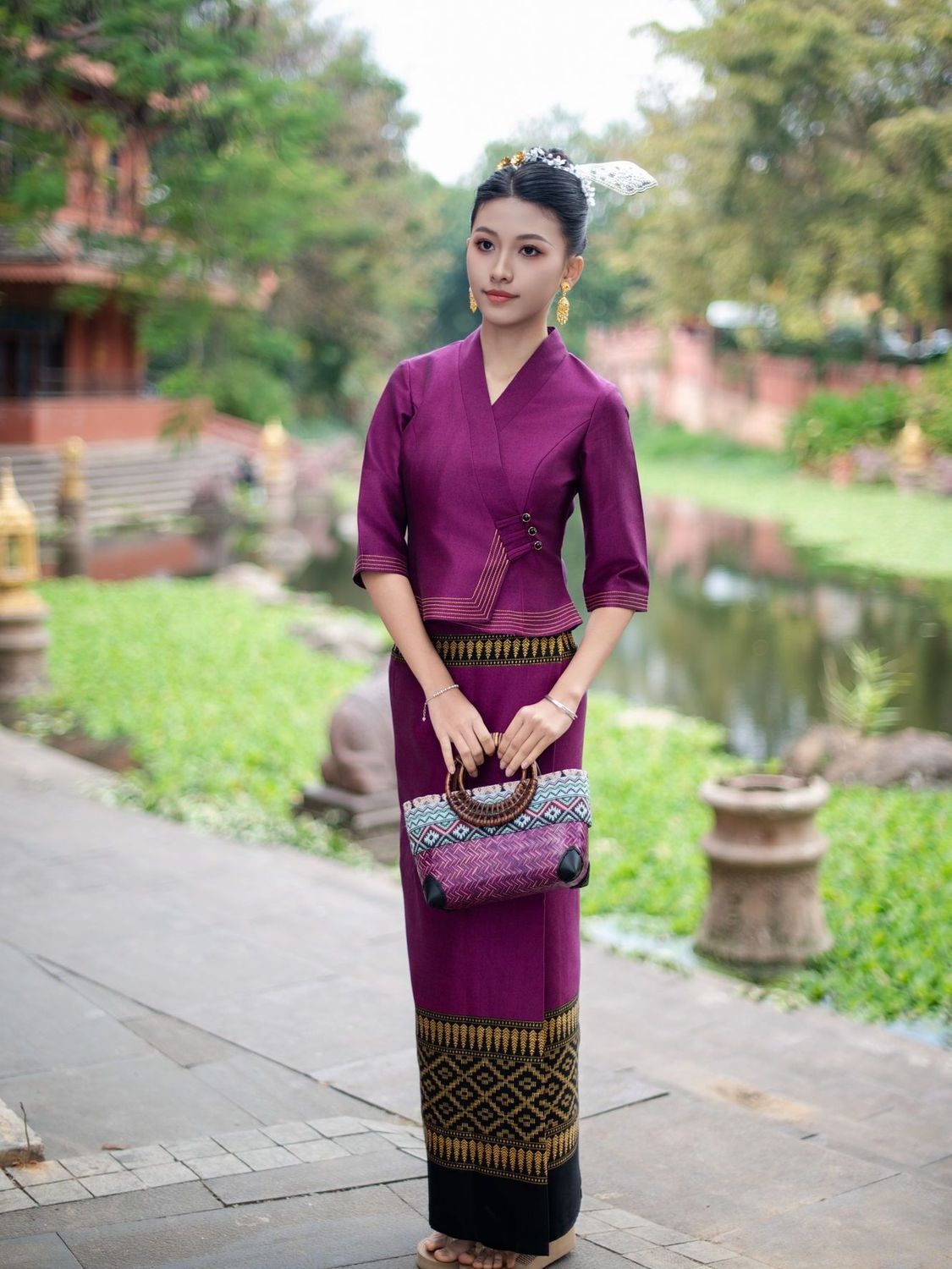 2pcs 태국 미얀마 Long-gyi 스커트 사롱 Da - Batik Sarong Wrap 리뷰 및 가격