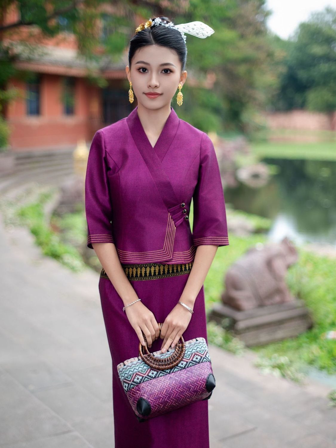 2pcs 태국 미얀마 Long-gyi 스커트 사롱 Da - Batik Sarong Wrap 리뷰 및 가격