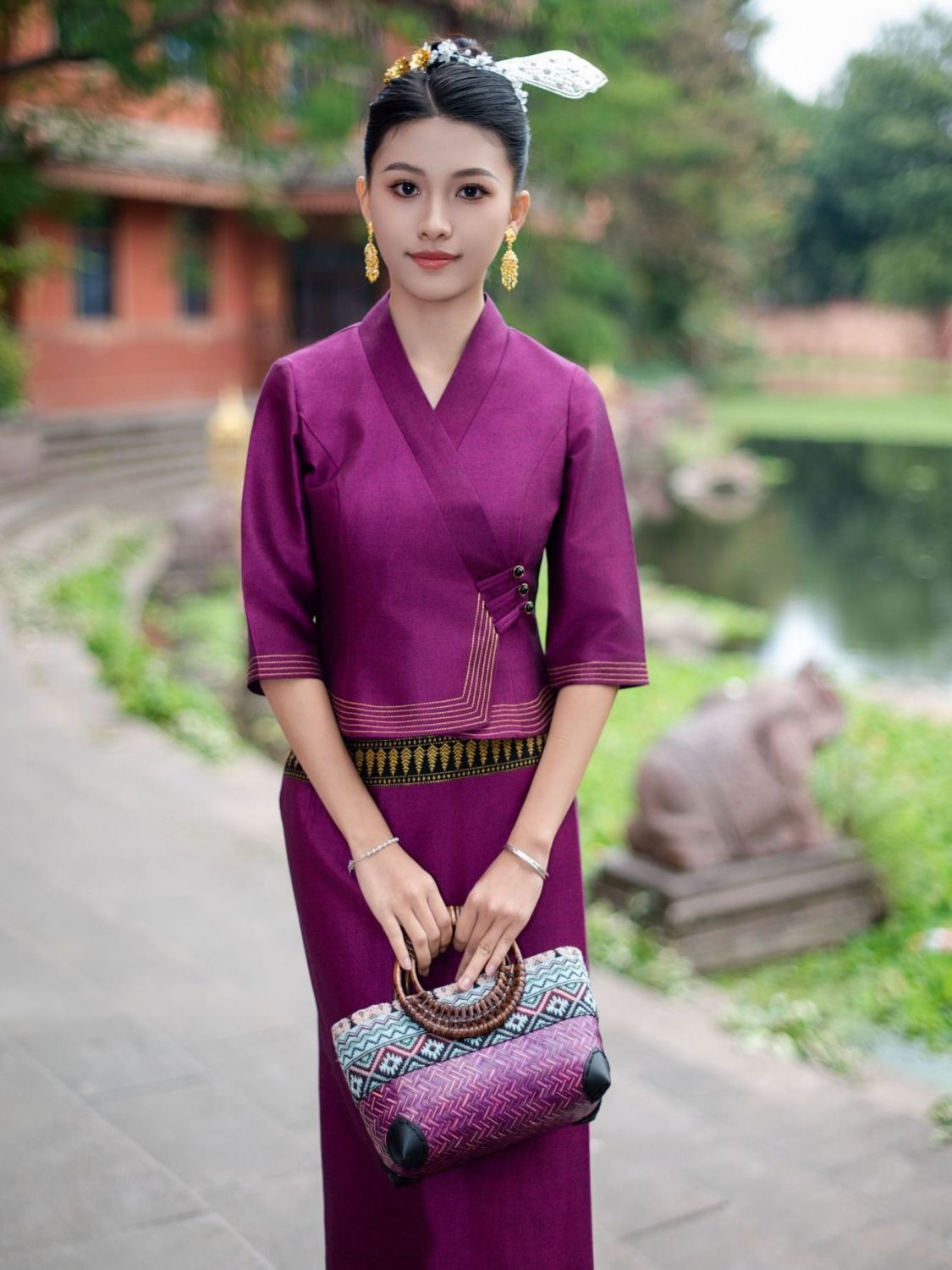 2pcs 태국 미얀마 Long-gyi 스커트 사롱 Da - Batik Sarong Wrap 리뷰 및 가격