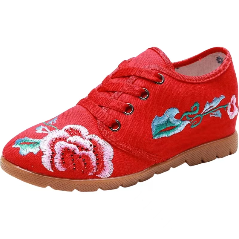 여성용 자수 장식 내부 천 소재 신발, 에스닉 스타일  - Ethnic Fabric 리뷰 및 가격