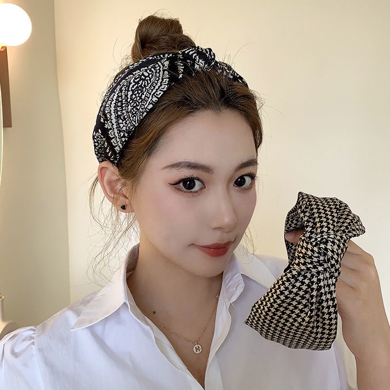에스닉 스타일 원단 매듭 머리띠, 넓은 가장자리 미끄럼 - Go Ethnic Fashion 리뷰 및 가격
