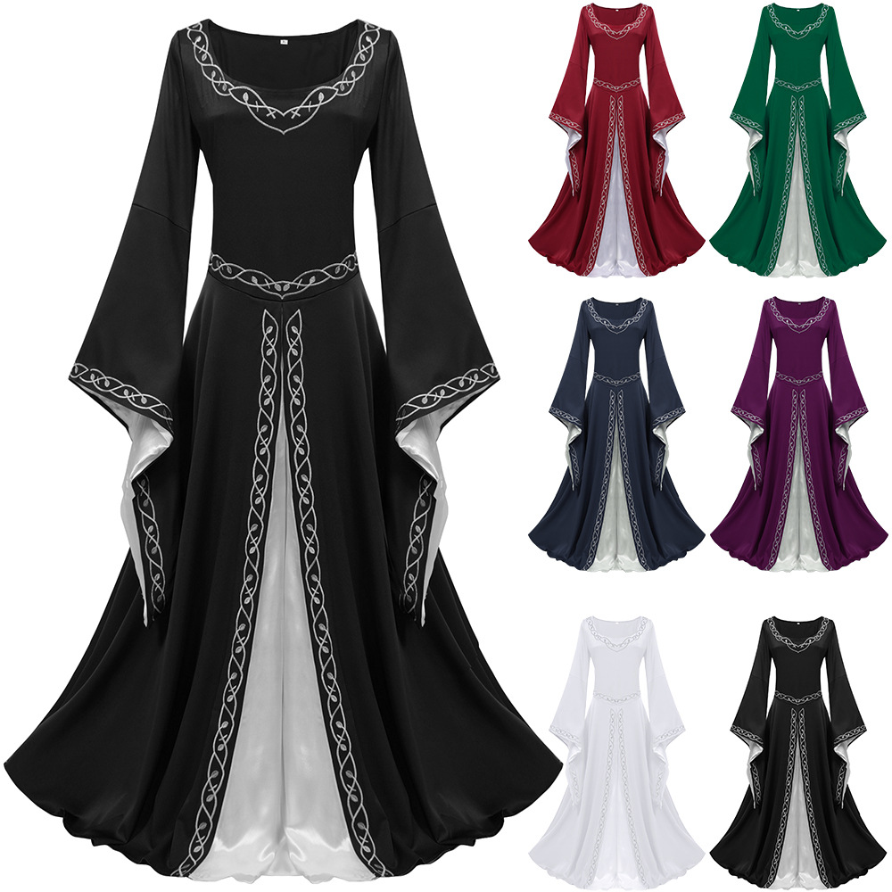 위시 할로윈 코트 파티 롱 플로어-길이 여성 드레스 빈 - Ethnic Gown 리뷰 및 가격