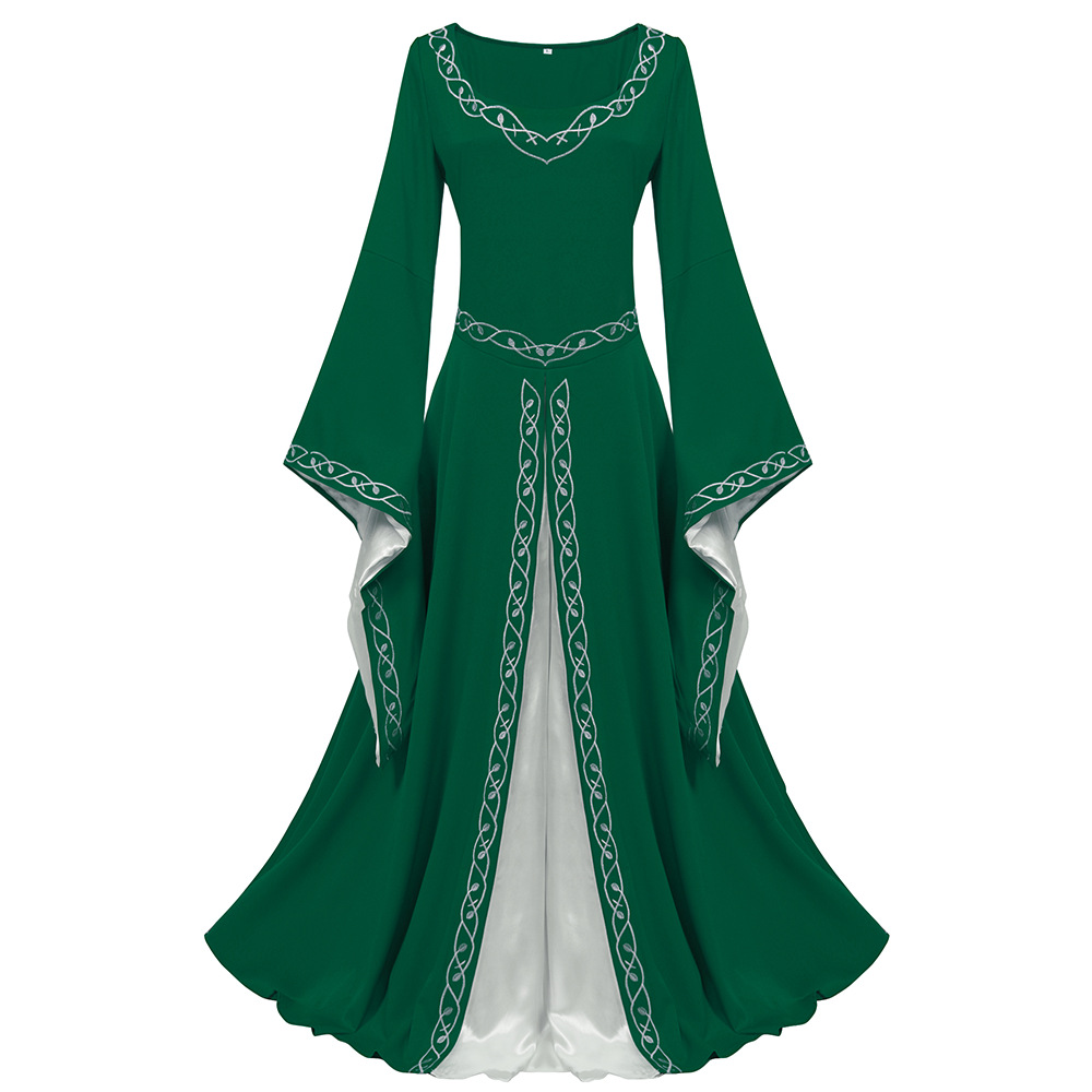 위시 할로윈 코트 파티 롱 플로어-길이 여성 드레스 빈 - Ethnic Gown 리뷰 및 가격
