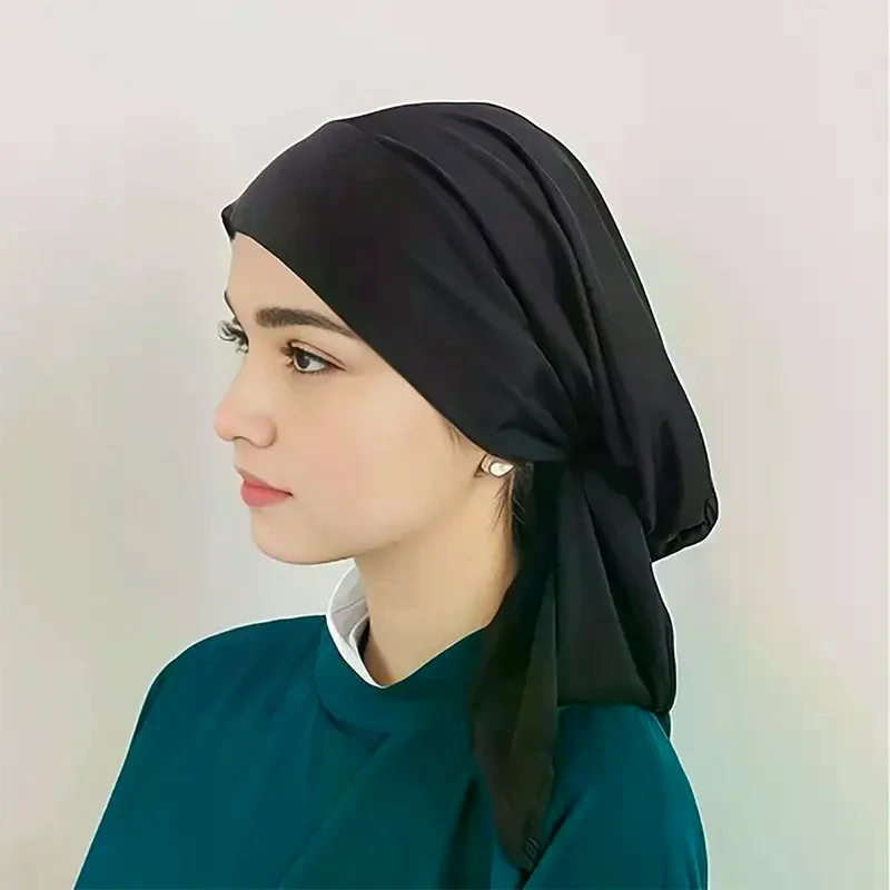 단색 터번 민족 스타일 탄력 있는 리본 헤드 스카프 여 - Go Ethnic Fashion 리뷰 및 가격
