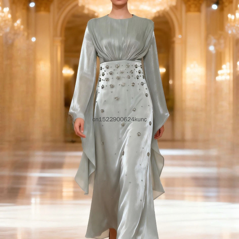2피스 세트 맞춤 제작 고급 라인스톤 파티 이브닝 드레 - Salwar Kameez Set 리뷰 및 가격