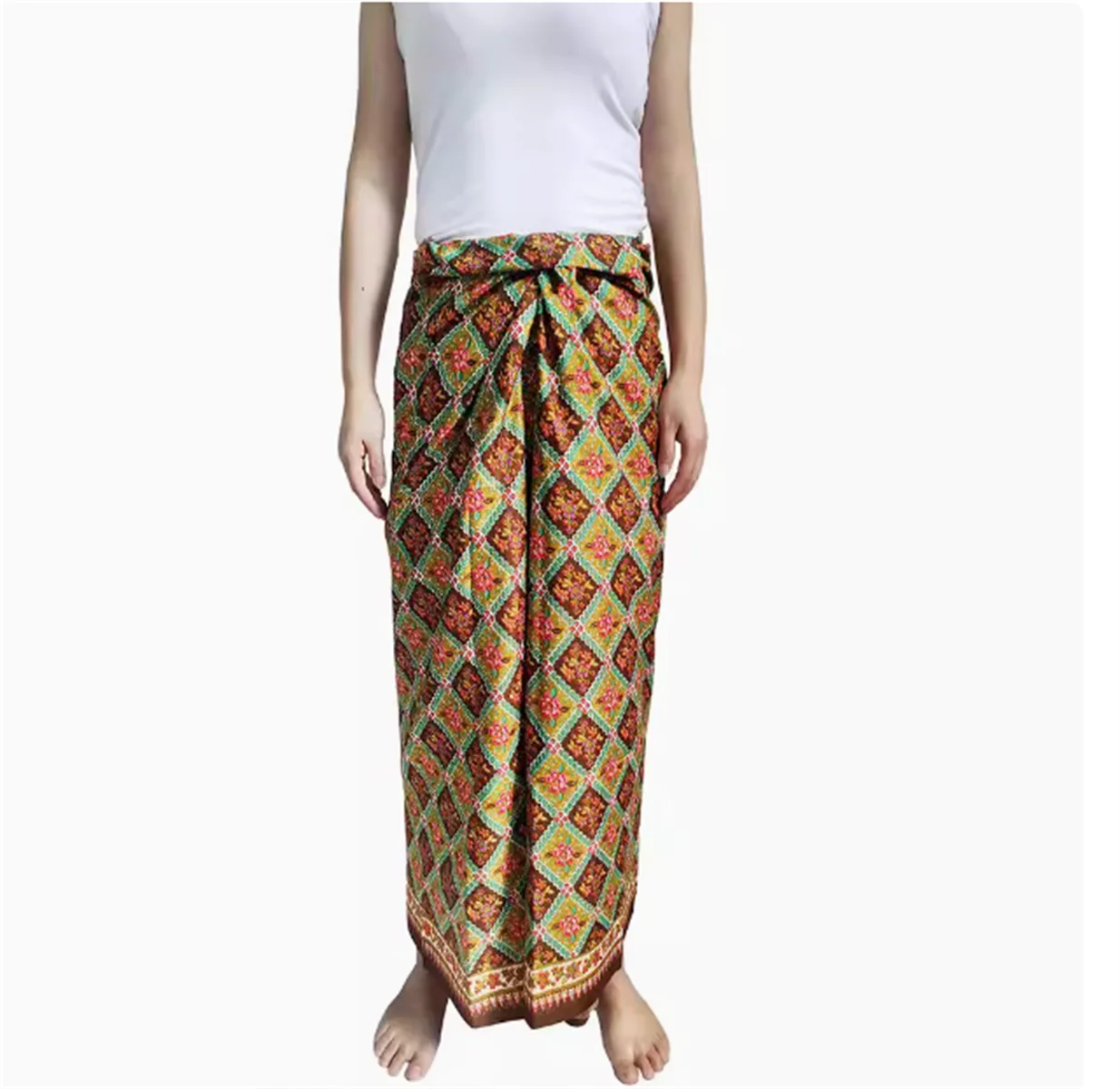 말레이시아 태국 유니섹스 튜브 스커트 - Batik Sarong Wrap 리뷰 및 가격