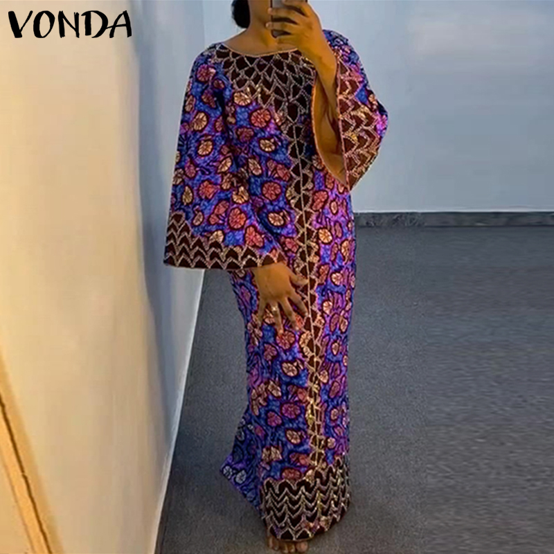 플러스 사이즈 VONDA 보헤미안 드레스 2026 여름 - Ethnic Gown 리뷰 및 가격