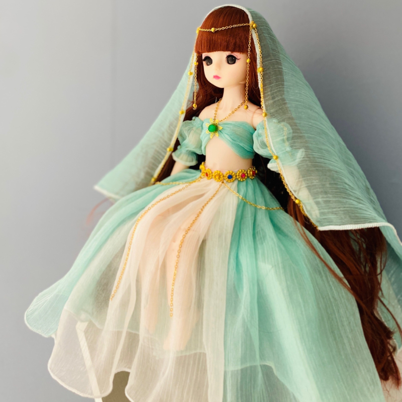 복고풍 스타일 30cm 소녀 인형 의상 세트 1/6 여 - Ethnic Fashion Model 리뷰 및 가격