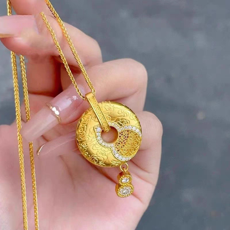 여성용 24K 골드 AU999 Fortune-Gourd - Ethnic Luxe Fashion 리뷰 및 가격
