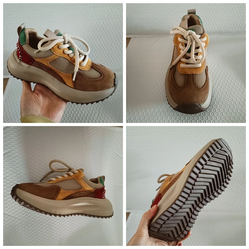 Careaymade-4cm 에어 메쉬 스웨이드 암소 정 - Ethnic Fabric 리뷰 및 가격