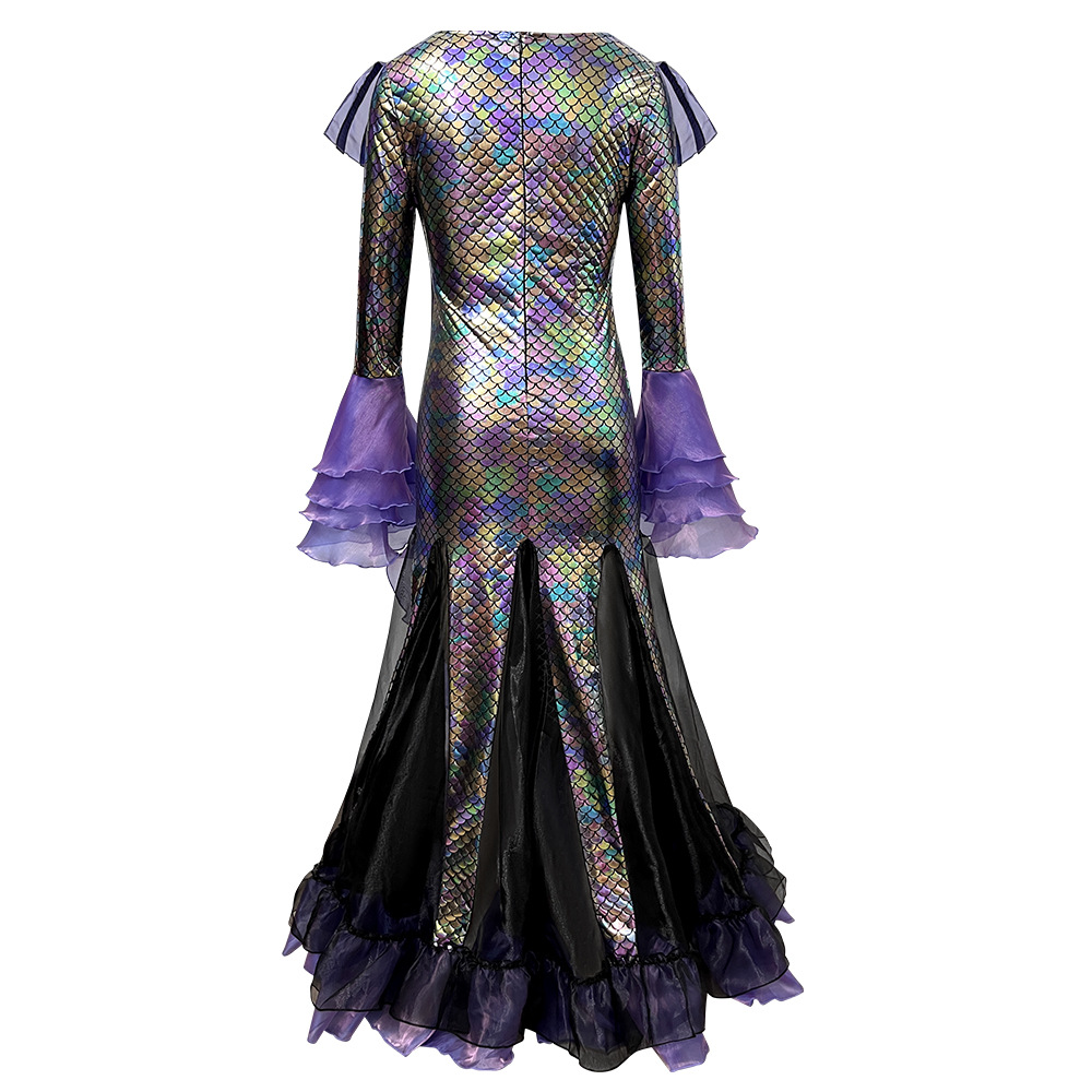 다크 머메이드 롱 드레스 의상 여성 코스프레 공연 의상 - Ethnic Gown 리뷰 및 가격